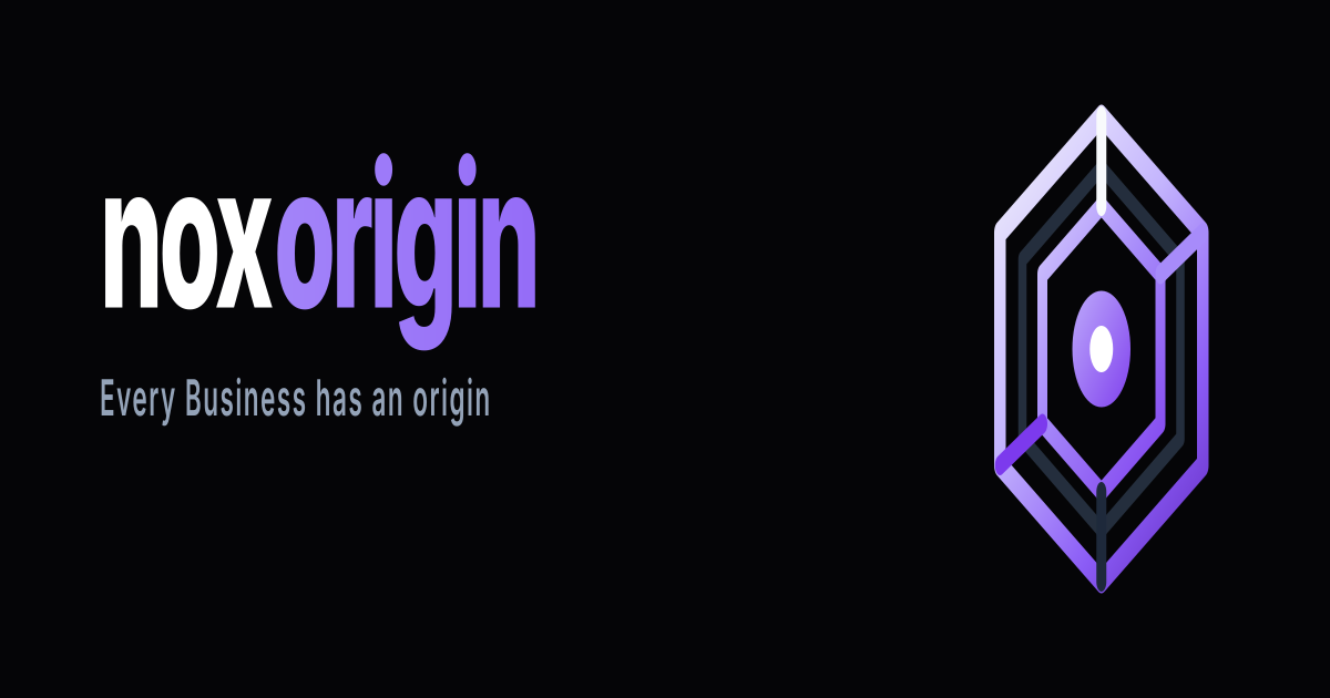 NoxOrigin website desktop view